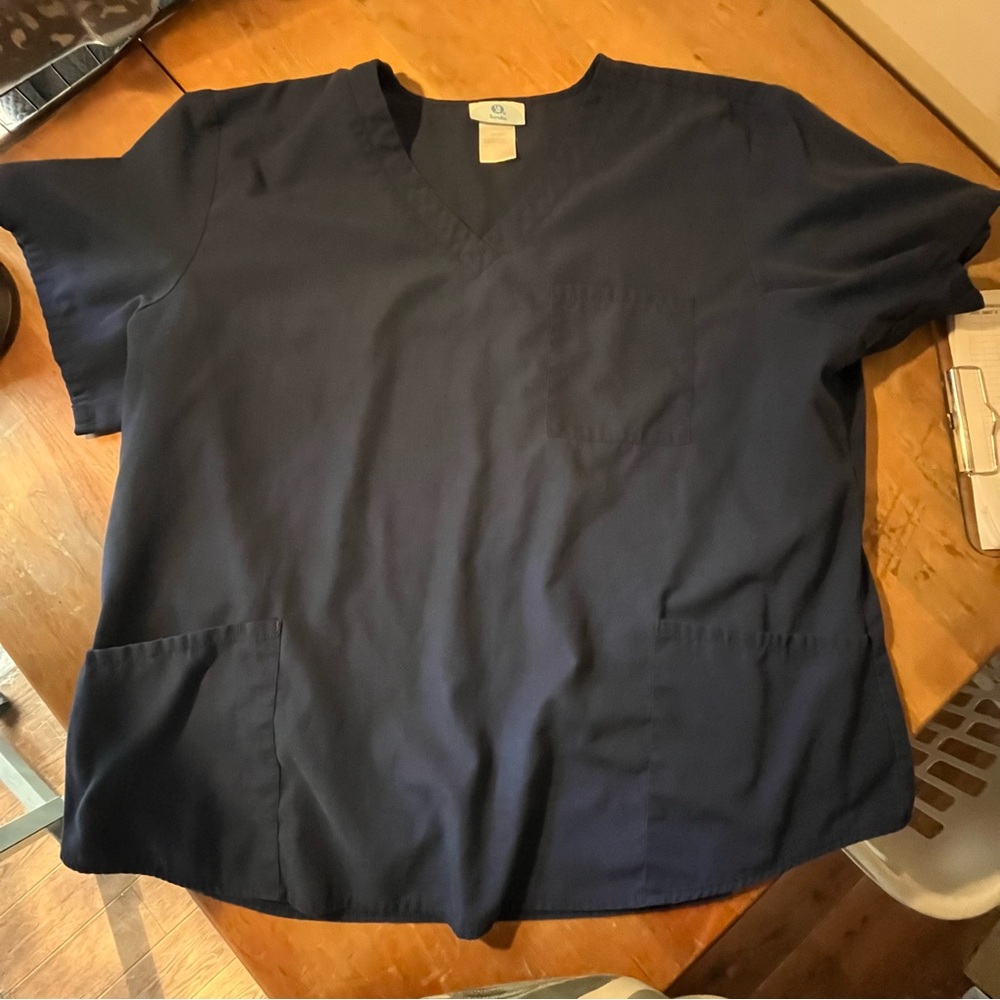 Women’s Scrub Top SB Scrubs Blue Indigo 2X